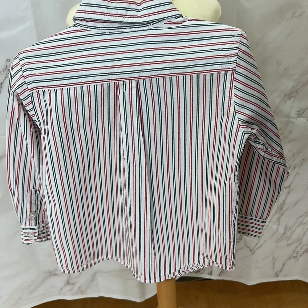 Ralph Lauren Black Cordouroy dress pants longs sleeve Button down dress shirt 3t